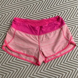 Lululemon pink shorts